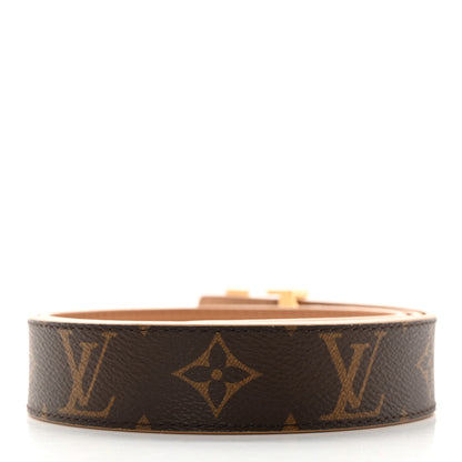 Louis Vuitton Monogram Calfskin 30mm LV Initiales Reversible Belt 80 32 Arizona 2 of 6