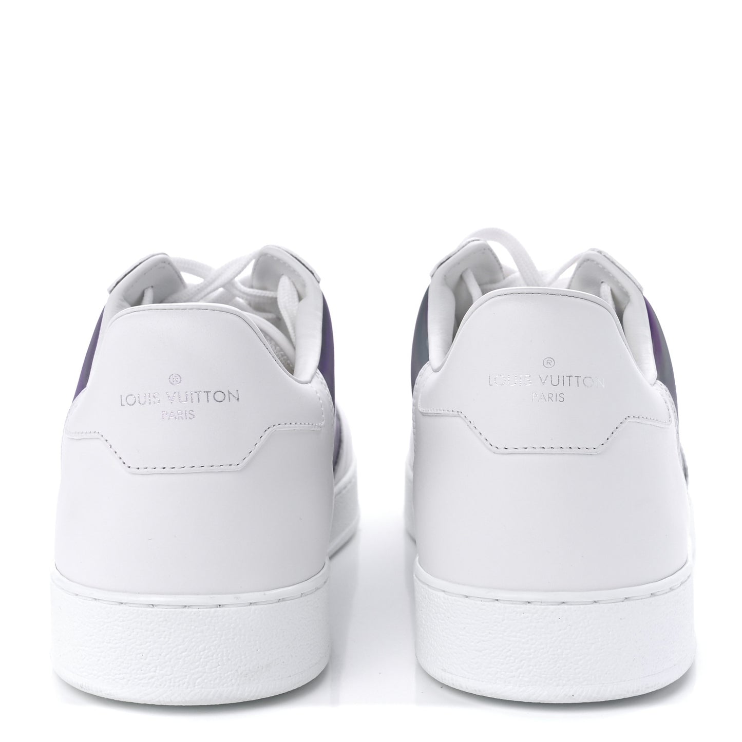 Calfskin Iridescent Monogram Rivoli Sneakers 9.5 White
