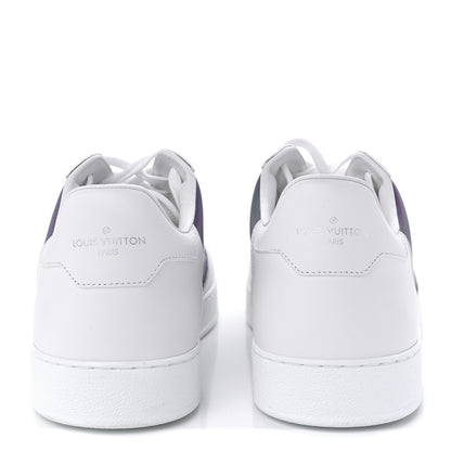 Louis Vuitton Calfskin Iridescent Monogram Rivoli Sneakers 9.5 White 6 of 10