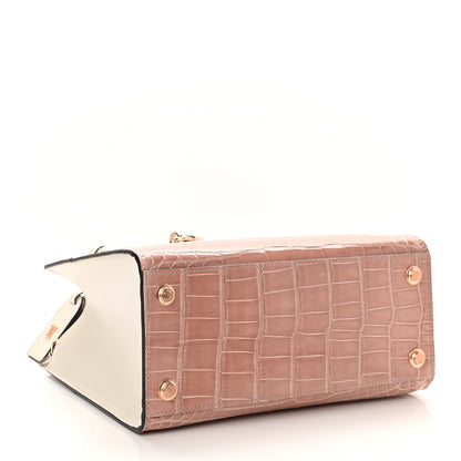 Louis Vuitton Alligator Goatskin City Steamer PM Sienna Nude White 4 of 10