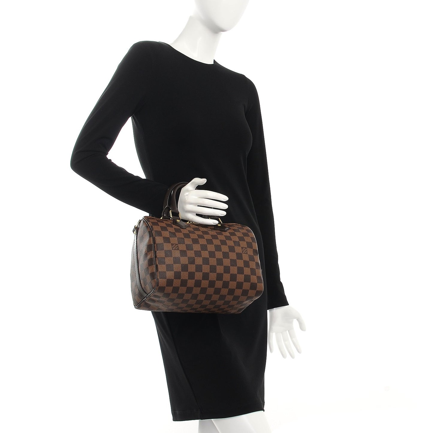 Damier Ebene Speedy Bandouliere 25