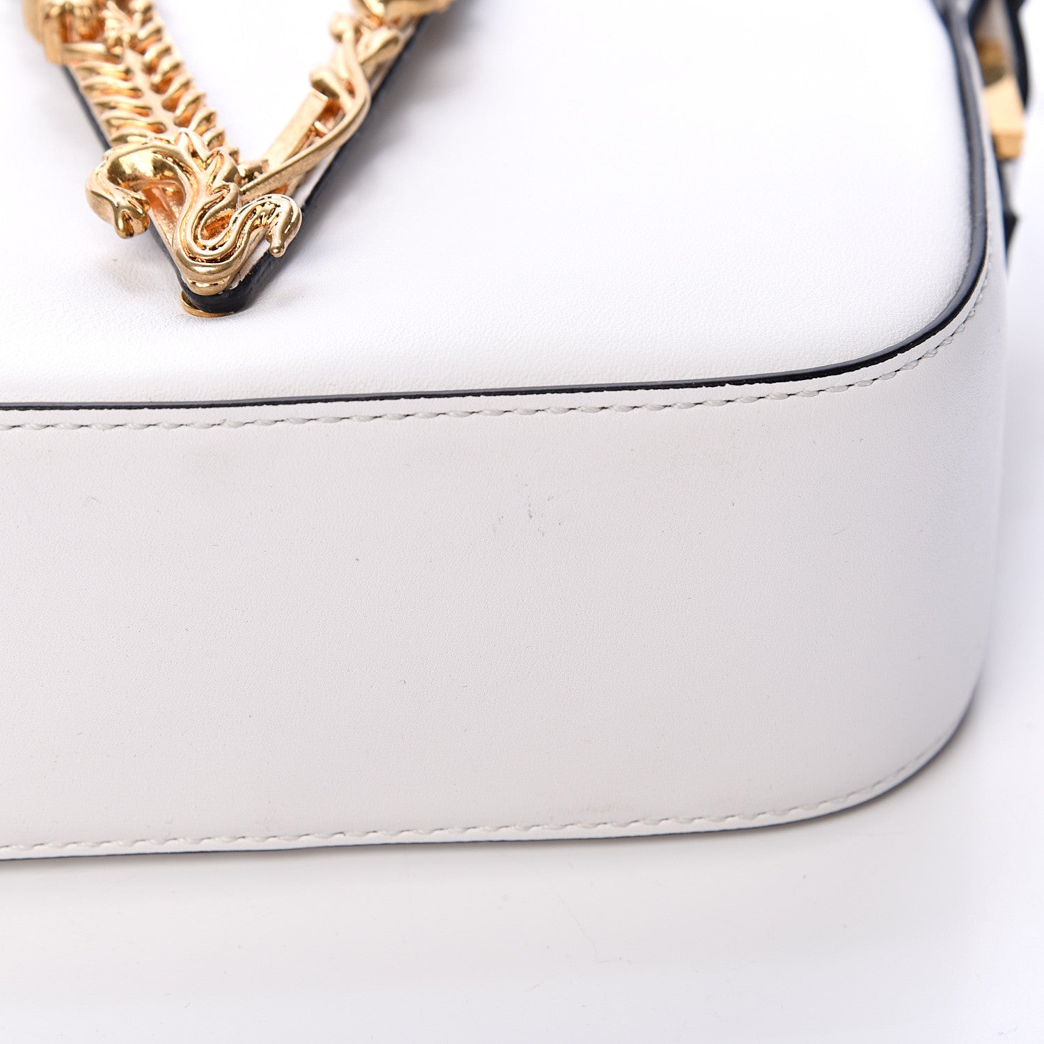 Versace Vitello Virtus Camera Bag White 9 of 10