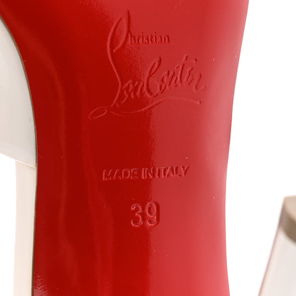 Christian Louboutin Patent Me Dolly 100 Sandals 39 White 7 of 10