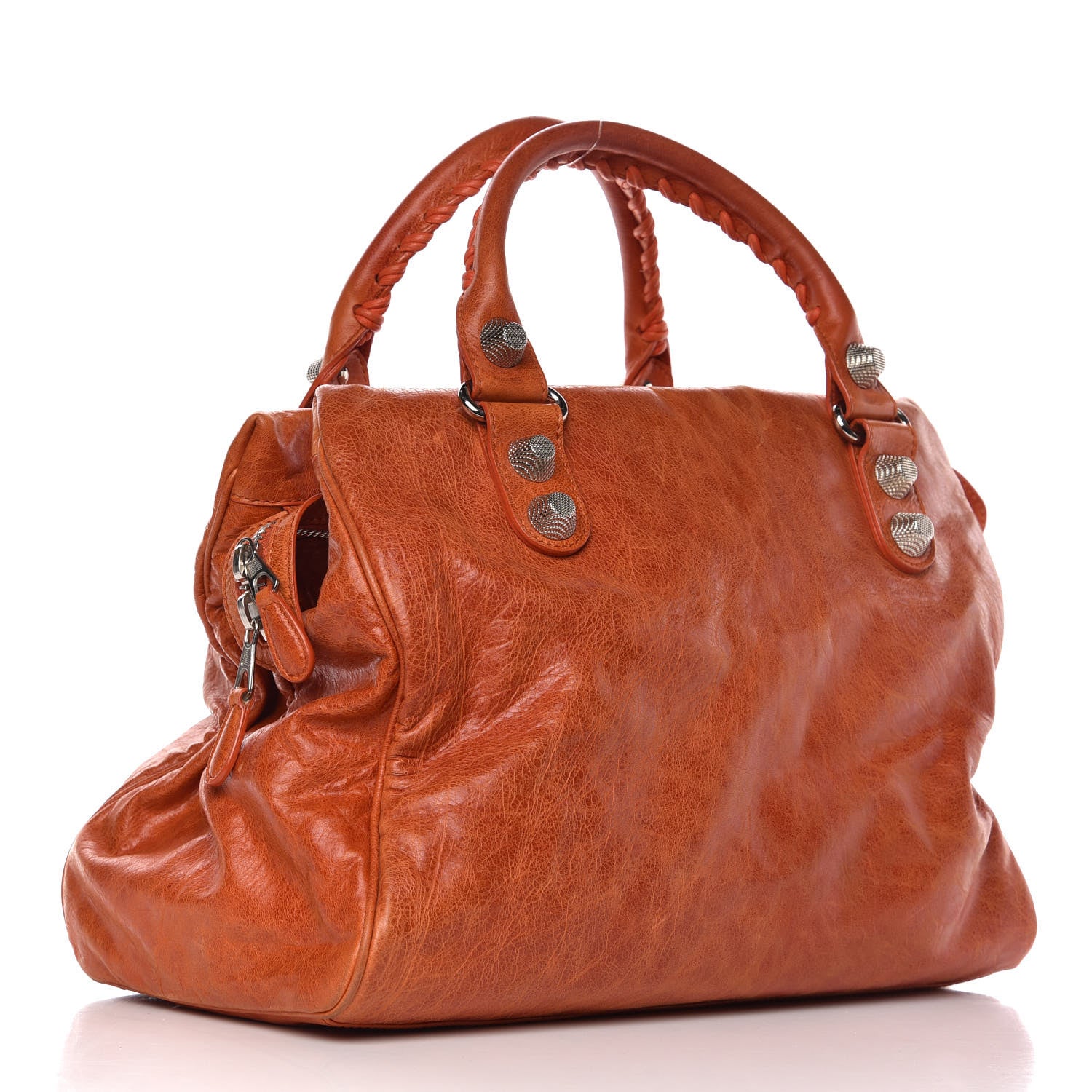 Balenciaga Agneau Giant 21 Silver Hardware Mid Day Mandarine 3 of 15