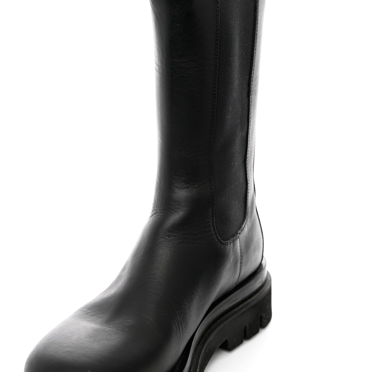 Calfskin The Lug Chelsea 55mm Boots 37 Black