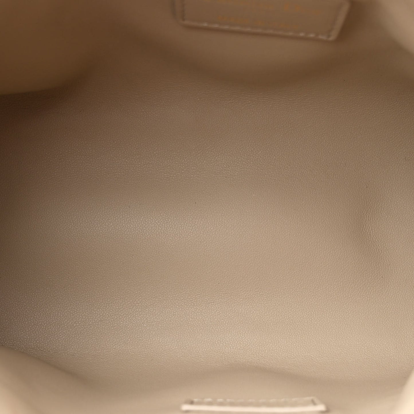 Calfskin Macrocannage Medium Diortravel Nomad Pouch Sand