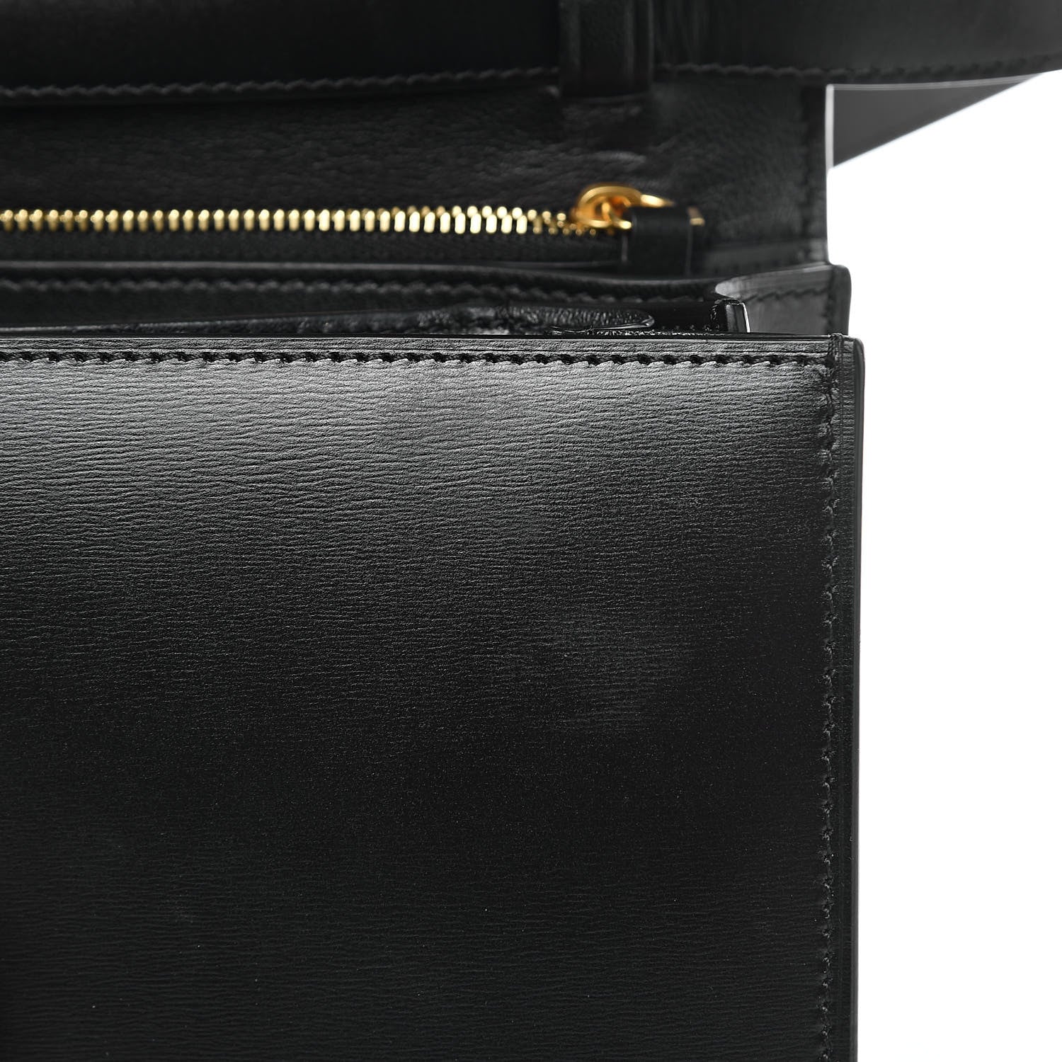Celine Box Calfskin Medium Classic Box Flap Bag Black 9 of 17
