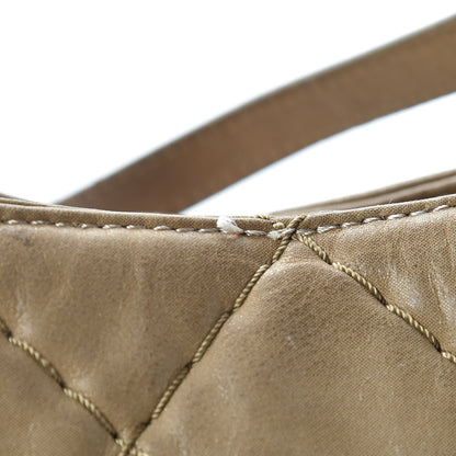 Chanel Iridescent Calfskin Quilted Small Sea Hit Tote Beige 19 of 20