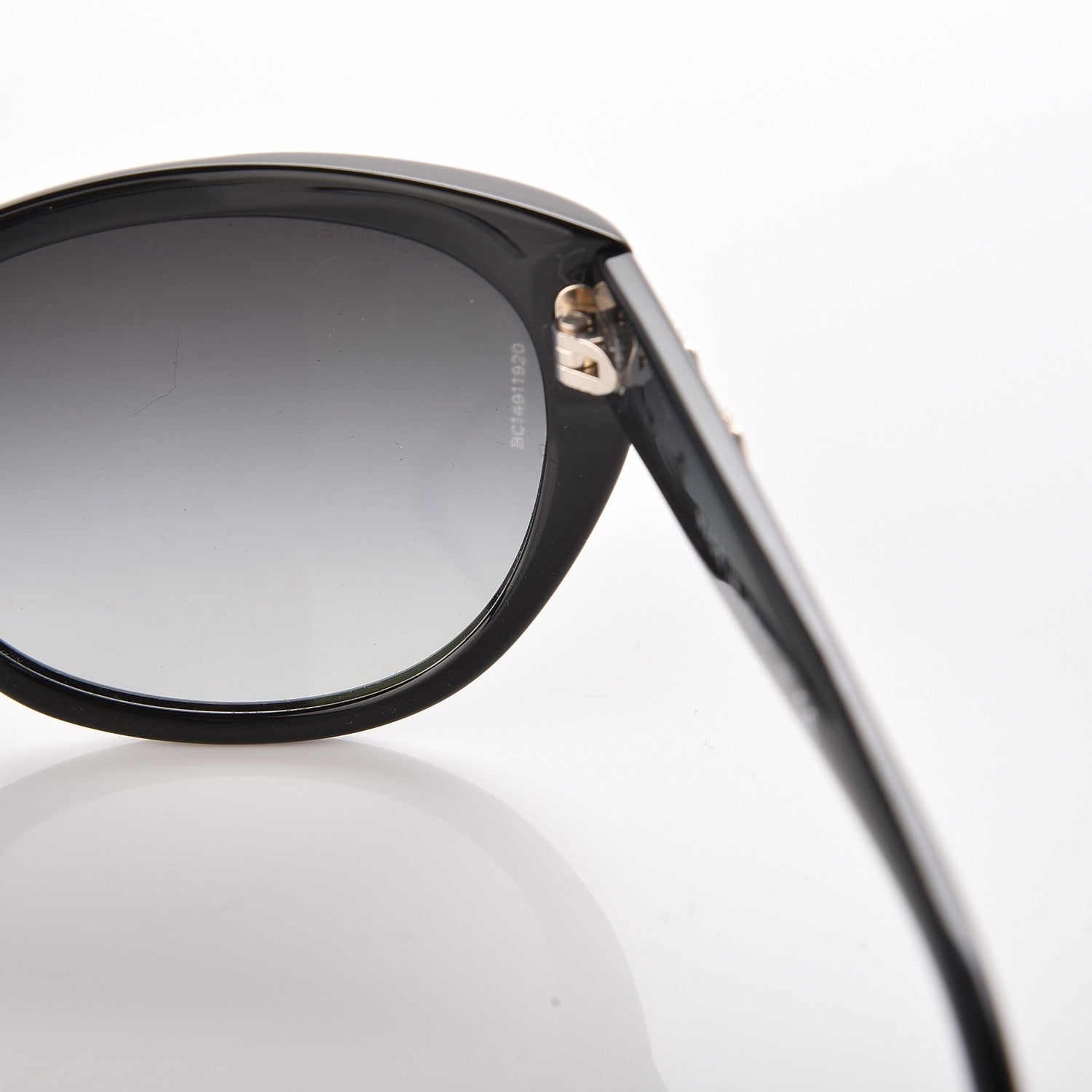 Chanel Camellia Sunglasses 5187-H Black 9 of 10