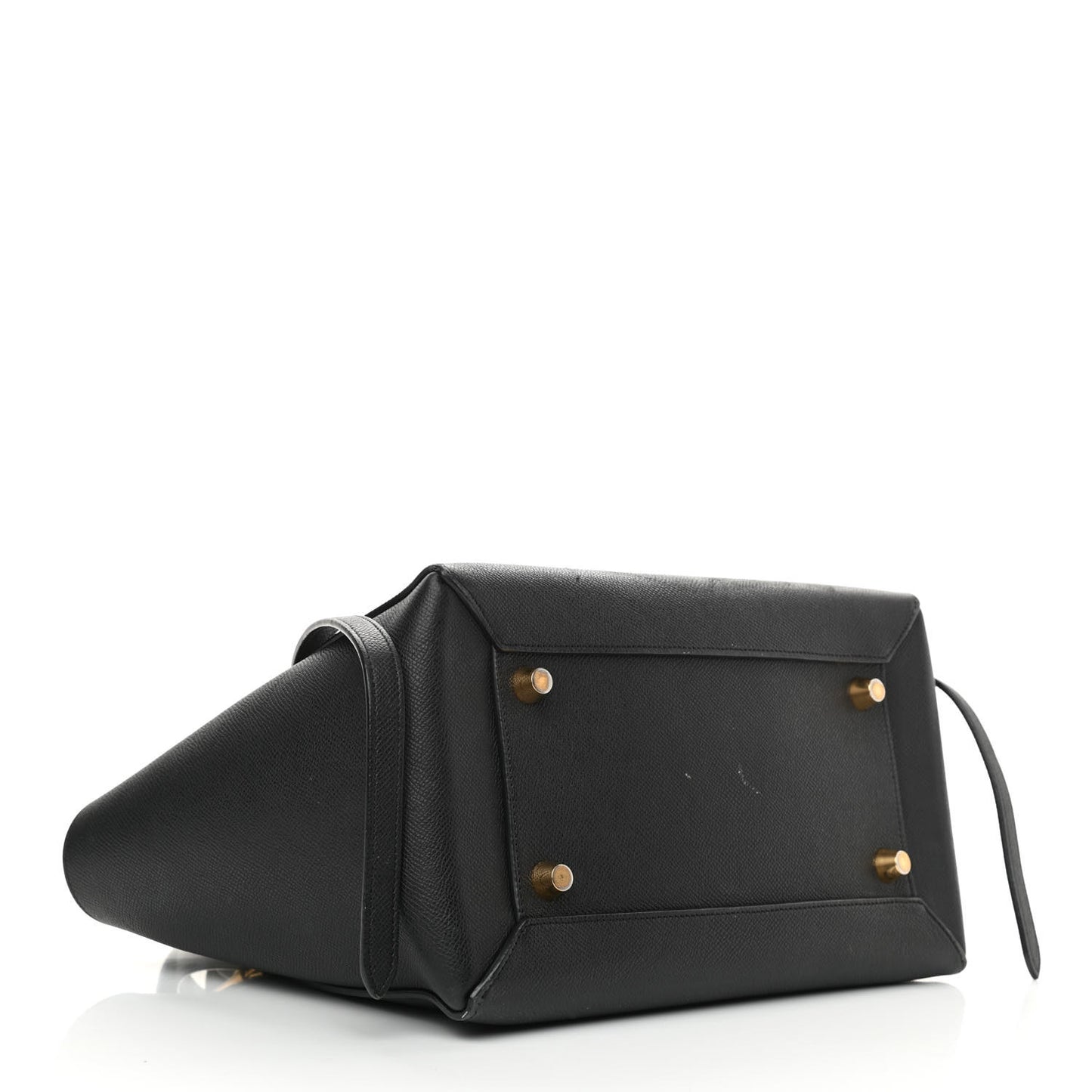 Grained Calfskin Mini Belt Bag Black