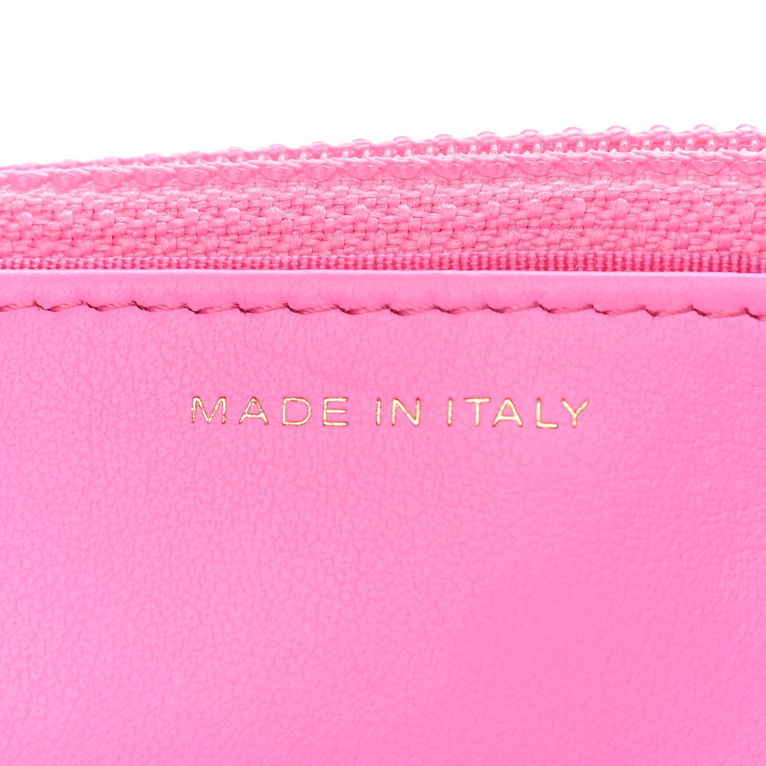 Chanel Denim Quilted Chanel 19 Wallet On Chain WOC Neon Pink 8 of 14