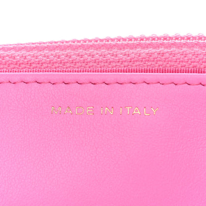 Chanel Denim Quilted Chanel 19 Wallet On Chain WOC Neon Pink 8 of 14