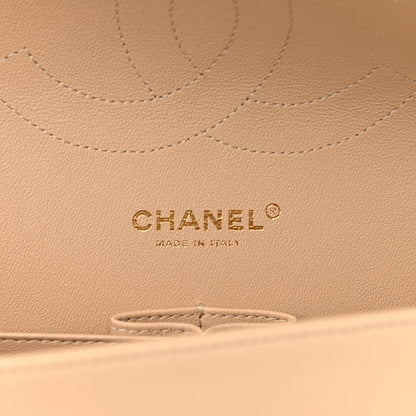Chanel Lambskin Quilted Jumbo Double Flap Beige 6 of 10
