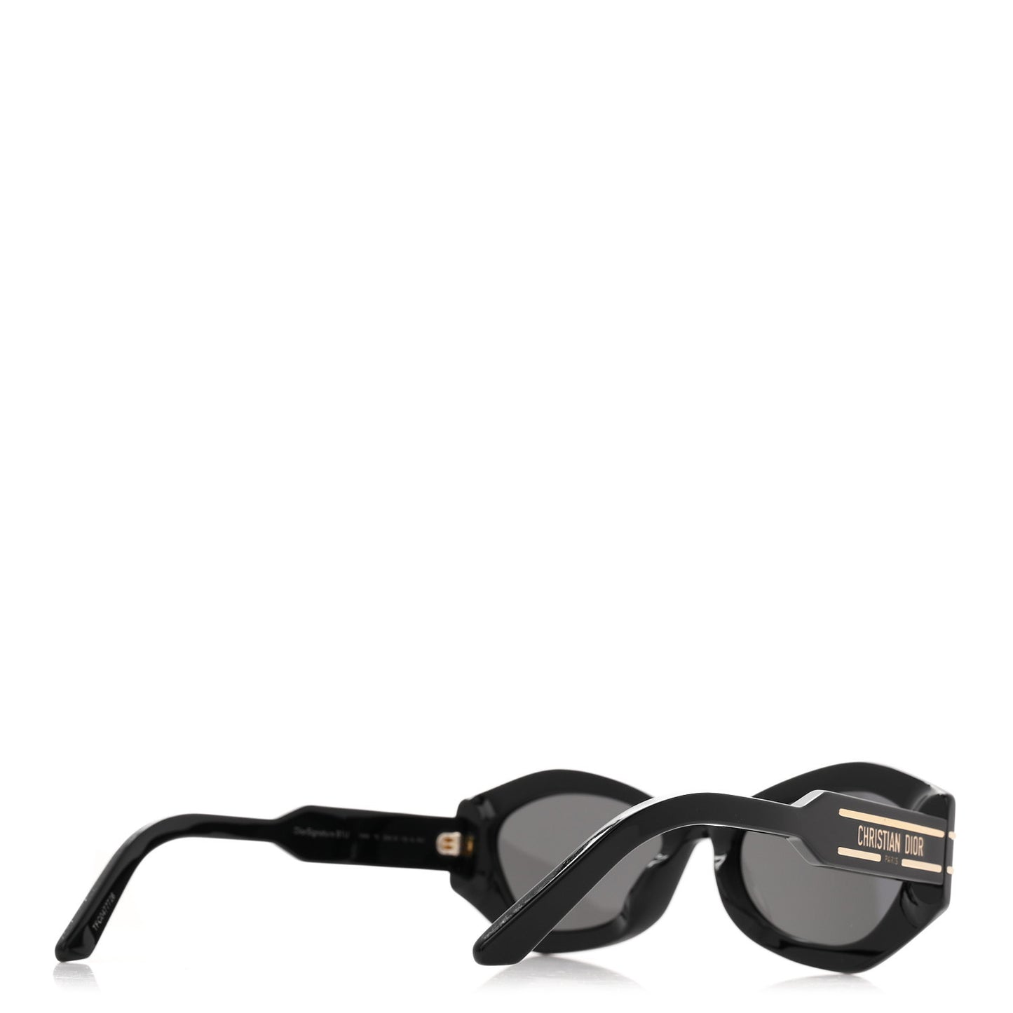 Acetate DiorSignature B1U Butterfly Sunglasses Black