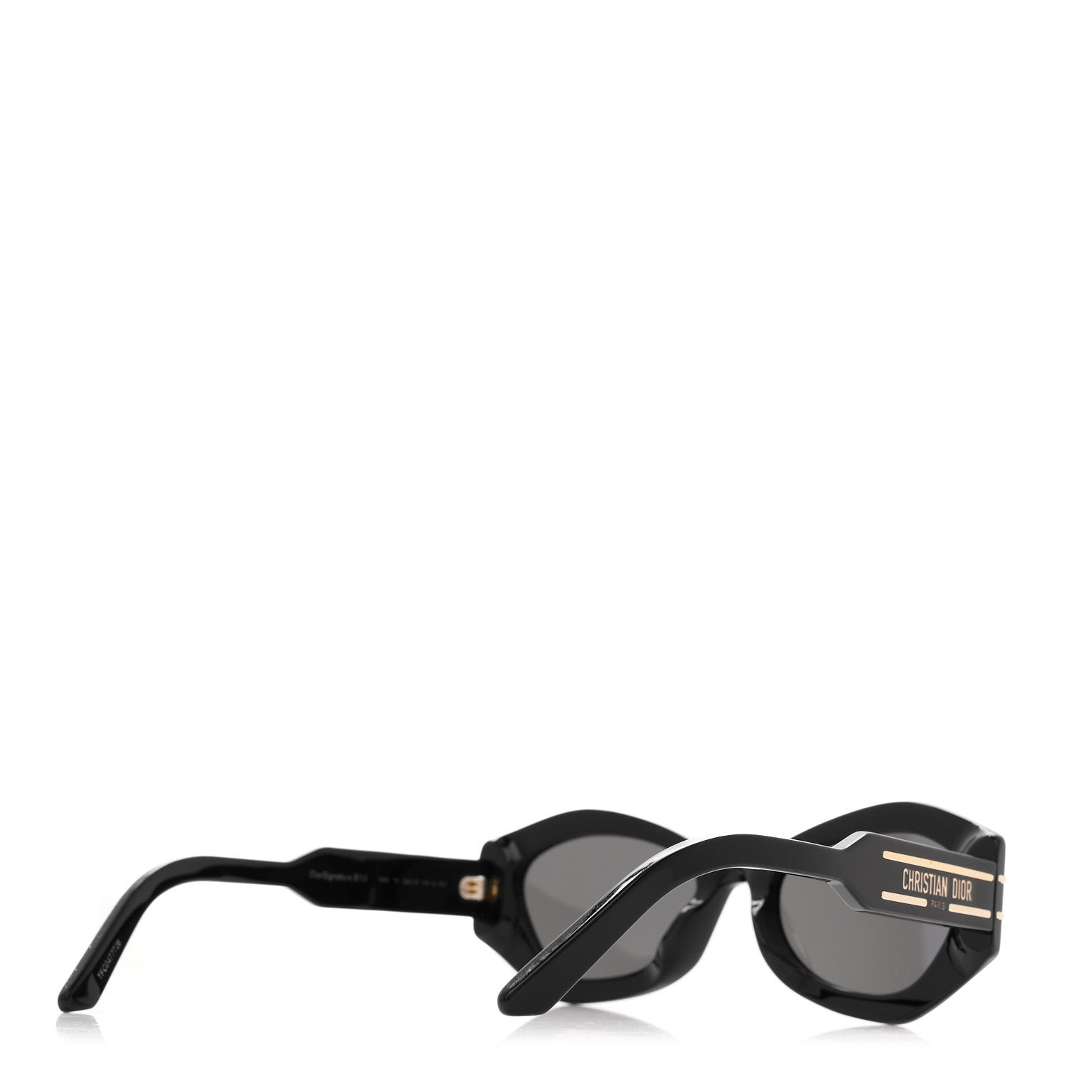 Christian Dior Acetate DiorSignature B1U Butterfly Sunglasses Black 4 of 7