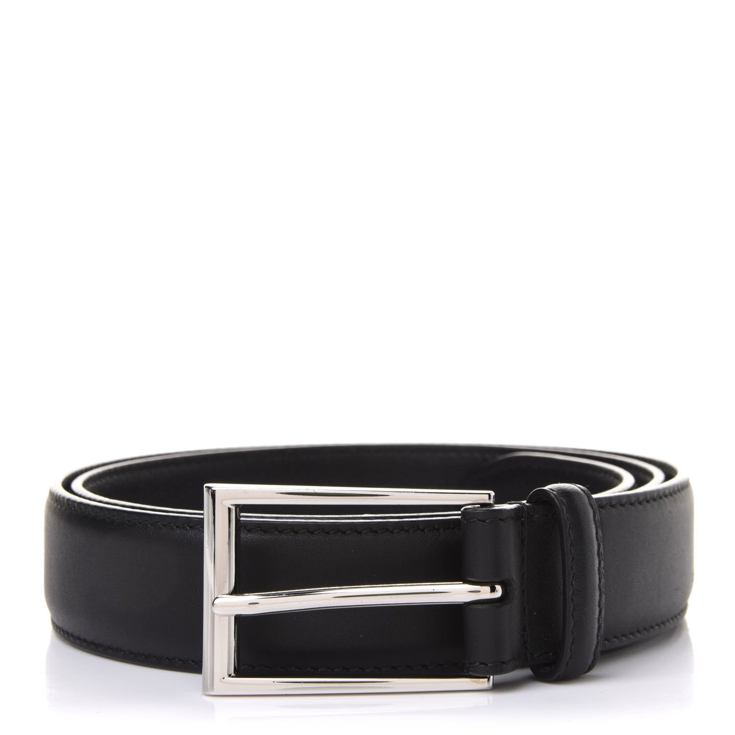 Gucci Calfskin 30mm Belt 85 34 Black 1 of 4