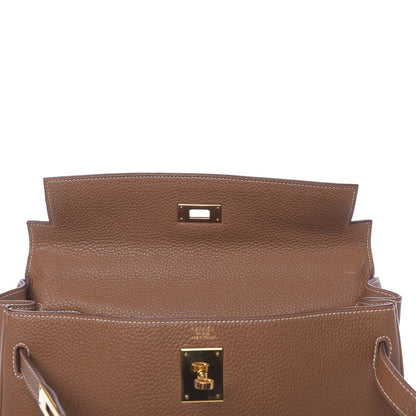 Hermes Togo Kelly Retourne 32 Gold 19 of 42