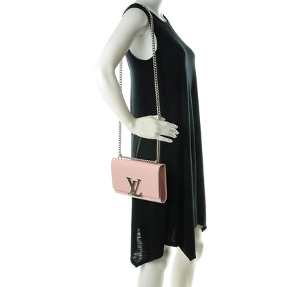 Louis Vuitton Patent Chain Louise MM Rose Ballerine 2 of 7