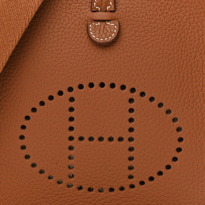 Hermes Taurillon Clemence Evelyne TPM Gold 8 of 11
