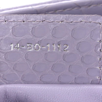 Christian Dior Snakeskin Medium Lady Dior Lilas 7 of 10