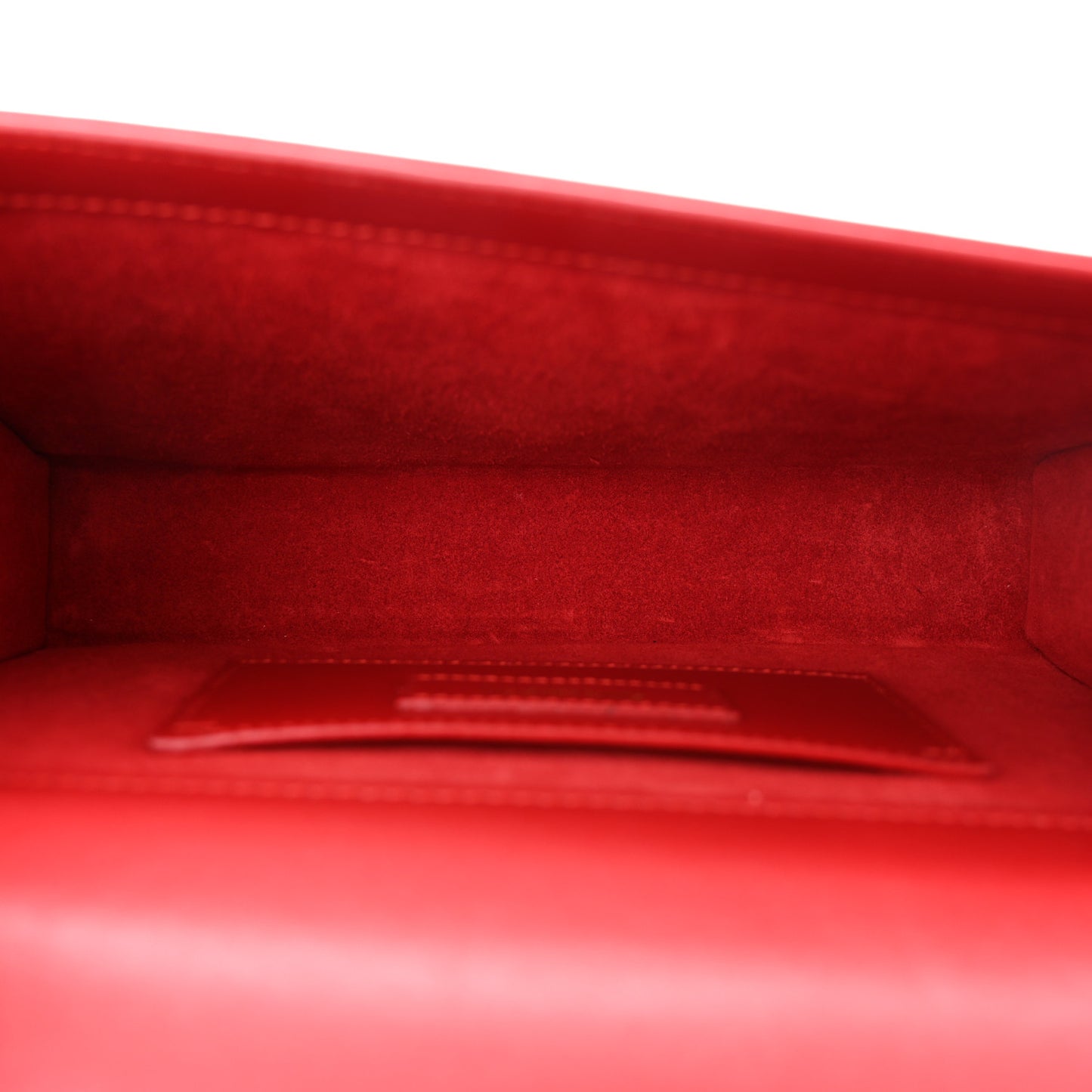 Smooth Calfskin Medium Classic Monogram Kate Tassel Satchel Lipstick Red