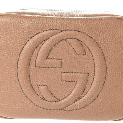 Gucci Pebbled Calfskin Small Soho Disco Bag Rose Beige 10 of 10