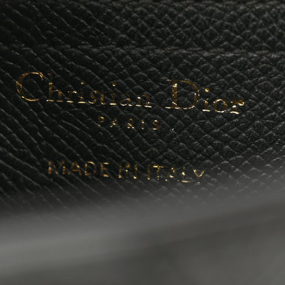 Christian Dior Grained Calfskin Saddle Bag Black 6 of 12