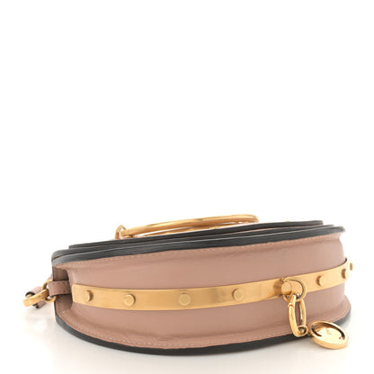 Chloe Calfskin Small Nile Bracelet Minaudiere Bag Biscotti Beige 4 of 11