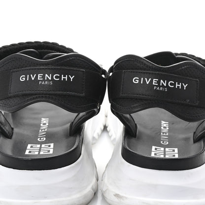 Givenchy Calfskin Canvas Braided Spectre Sandals 42 Black 6 of 11