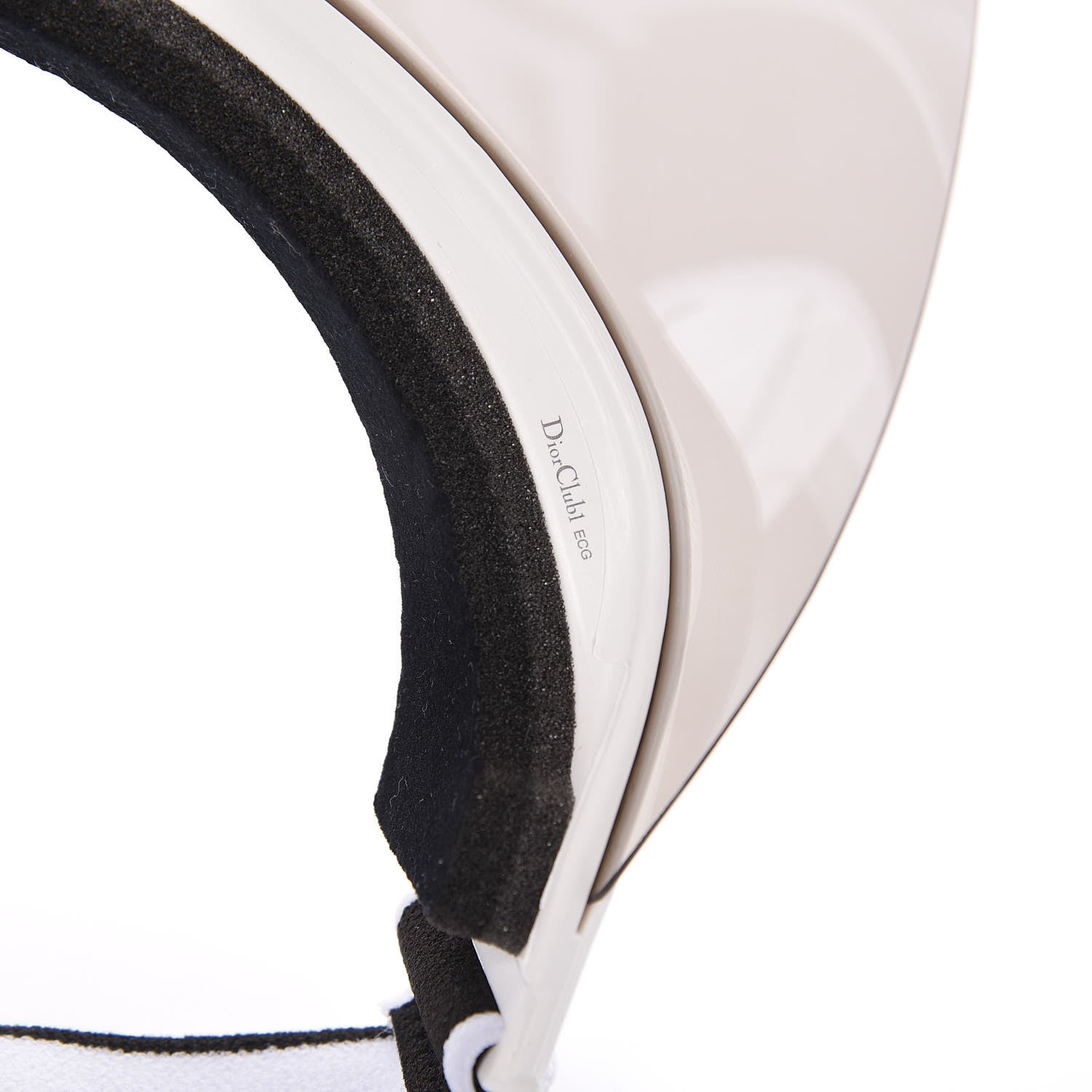 Christian Dior Mirrored DiorClub1 Sun Visor Silver 7 of 8