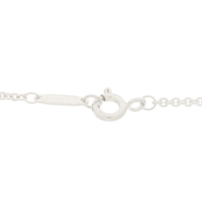 Tiffany Sterling Silver Heart Cutout Pendant Necklace 5 of 7
