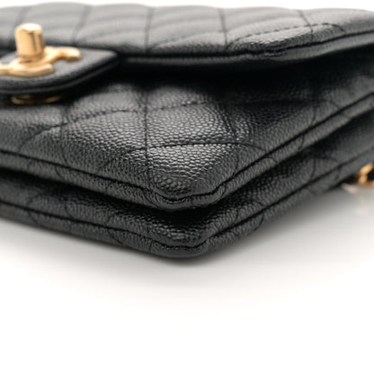 Chanel Shiny Caviar Pick Me Up Flap Belt Bag Black 11 of 11