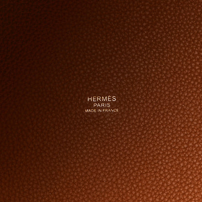 Hermes Taurillon Clemence Picotin Lock 22 MM Gold 6 of 10