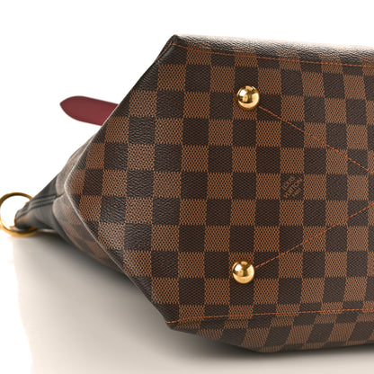 Louis Vuitton LOUIS VUITTON Damier Ebene Calfskin Maida Black 8 of 9