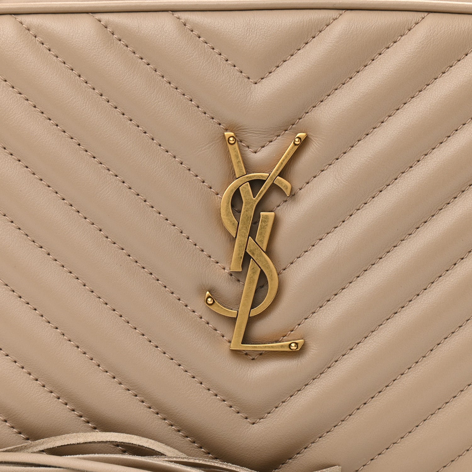 Saint Laurent Calfskin Matelasse Monogram Lou Camera Bag 8 of 10