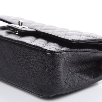 Chanel Caviar Quilted Medium Double Flap Black 9 of 10