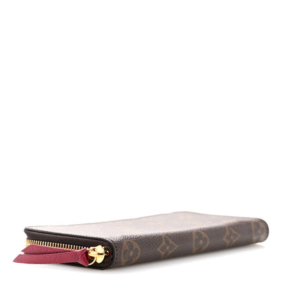 Louis Vuitton Monogram Clemence Wallet Fuchsia 4 of 6