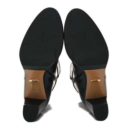 Gucci Nappa Charlotte Ankle Boots 36 Black 5 of 9