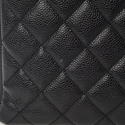 Chanel Caviar Quilted XL Grand Shopping Tote GST Black 10 of 10