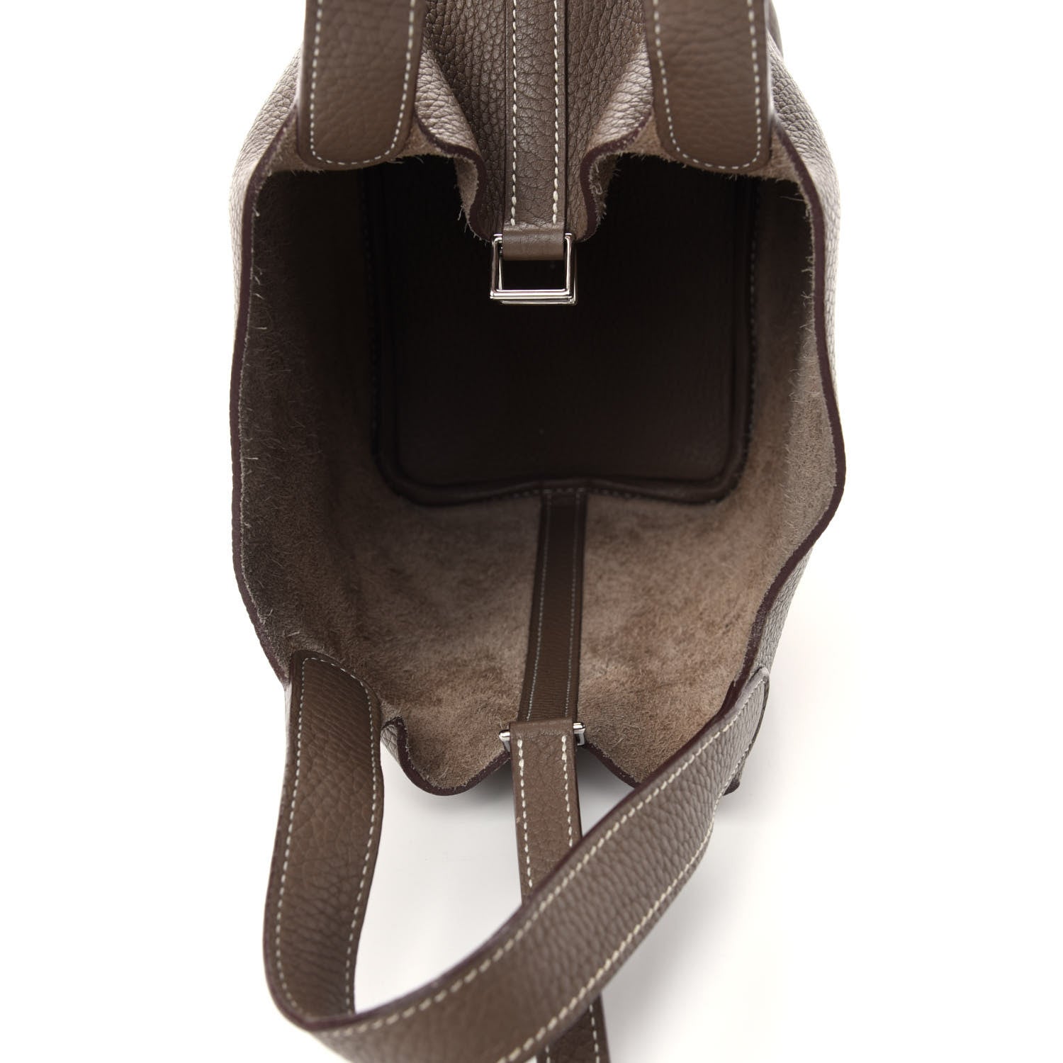 Hermes Taurillon Clemence Picotin Lock 18 PM Etoupe 5 of 11
