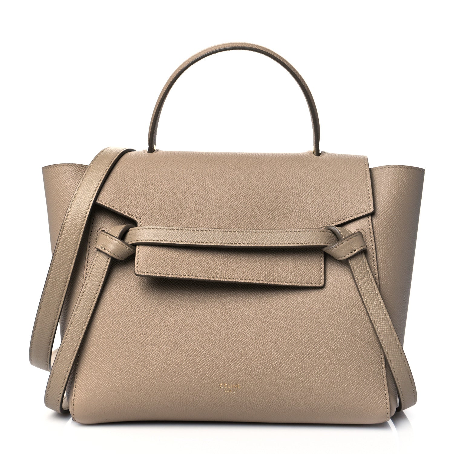 Celine Grained Calfskin Micro Belt Bag Beige 1 of 11