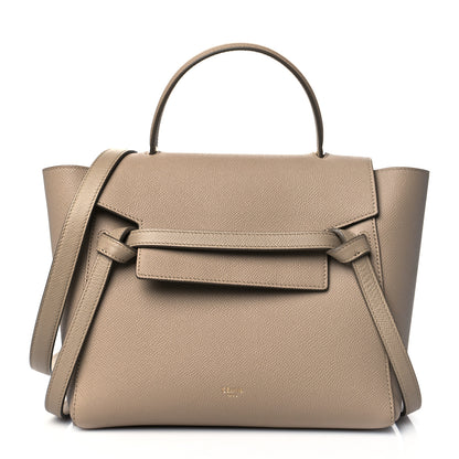 Celine Grained Calfskin Micro Belt Bag Beige 1 of 11