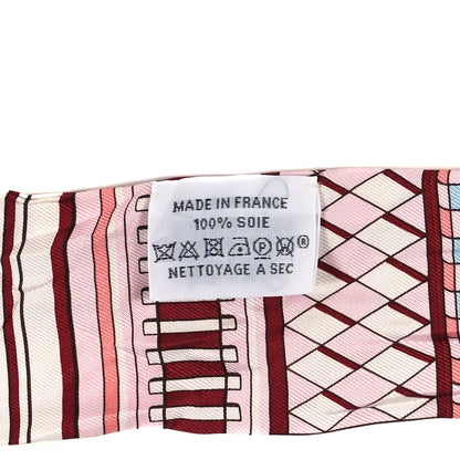 Hermes Silk Voltes Et Pirouettes Twilly Rose 4 of 4