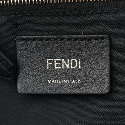 Fendi Vitello Bi-Color FF 1974 Embossed Mini Backpack Maya Black 6 of 10