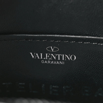 Valentino Garavani Nappa Atelier 03 Rose Edition Round Crossbody Bag Black 6 of 8