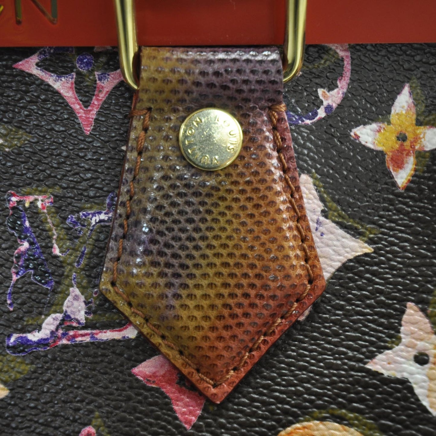 Watercolor Aquarelle Frame Papillon Brown