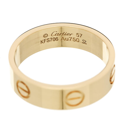 Cartier 18K Yellow Gold 5.5mm LOVE Ring 57 8 4 of 5