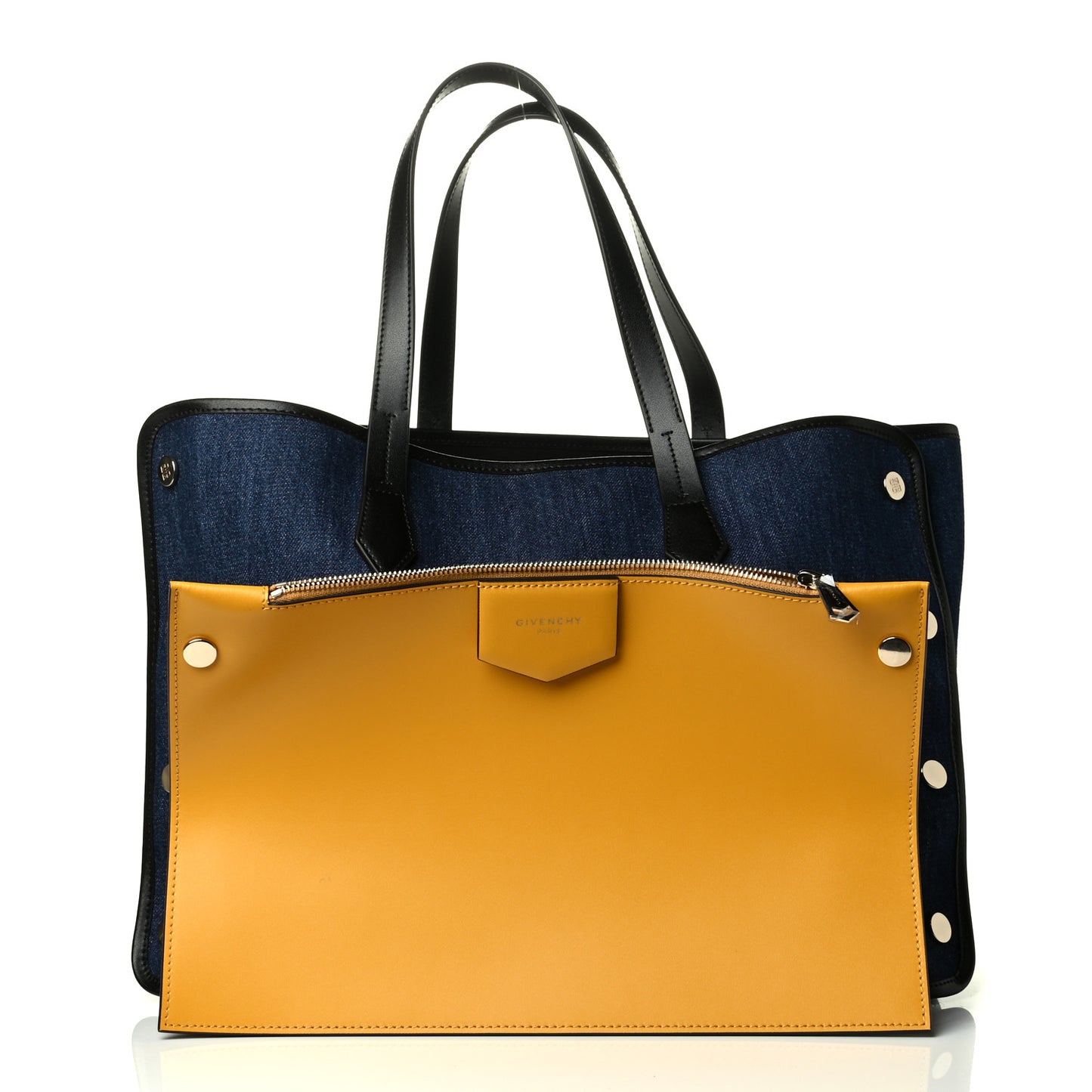 Denim Medium Logo Bond Shopper Tote Blue
