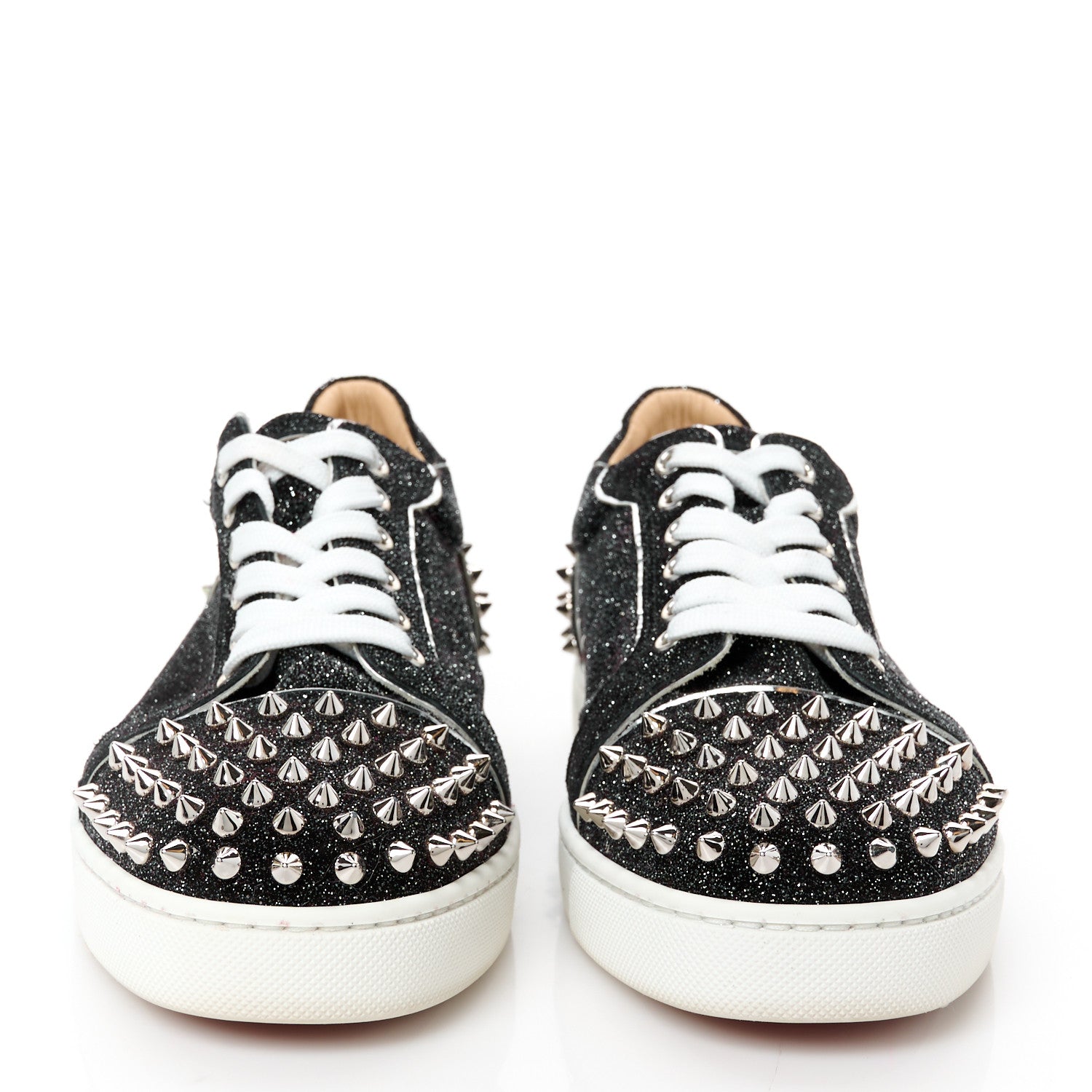 Christian Louboutin Vieira Crosta Comete Spikes Sneakers 41 Black 3 of 11