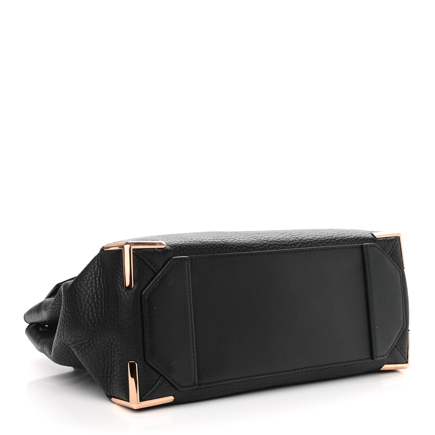 Calfskin Large Marion Black Rose Gold Hardware